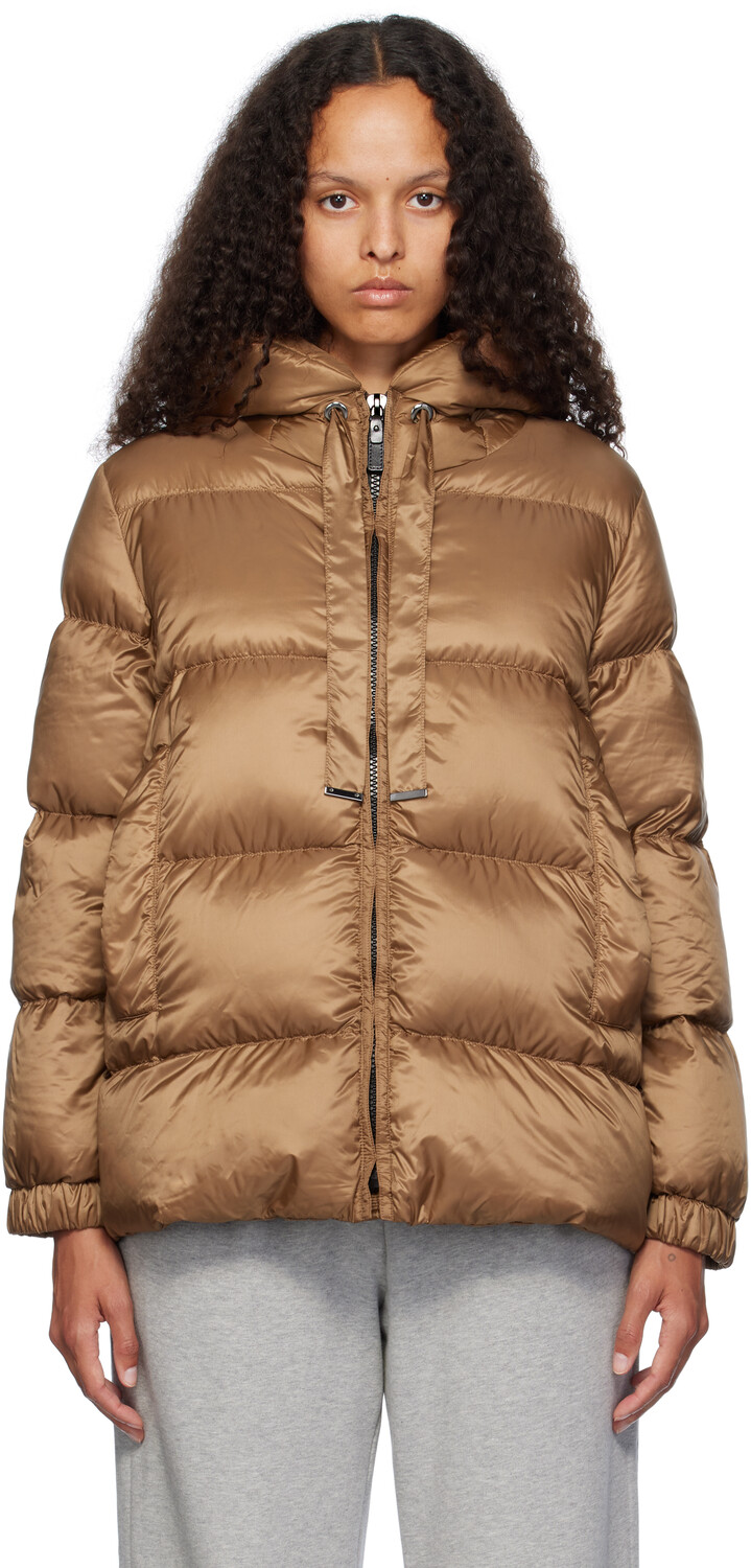 

Коричневый пуховик Seie Max Mara