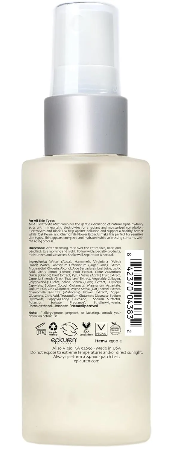 Мист Epicuren Discovery — AHA Electrolyte Mist ., Black — фото 2