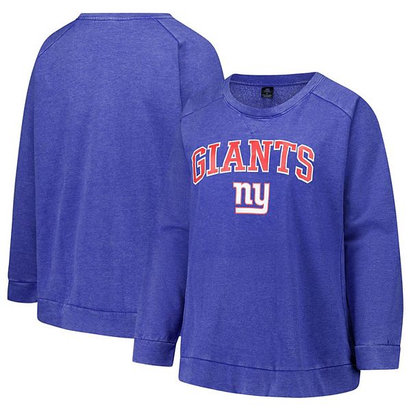 

Женский свитшот raglan plus size acid wash royal new york giants Profile