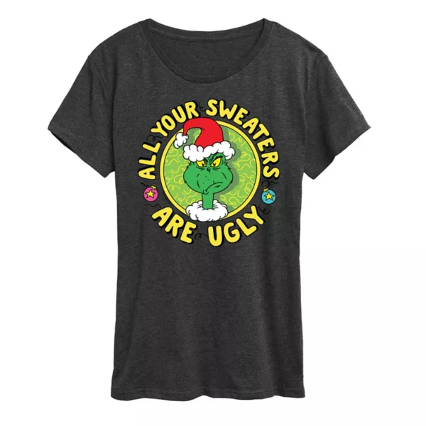 

Детские свитера Dr Seuss с уродливыми принтами Licensed Character, цвет charcoal gray