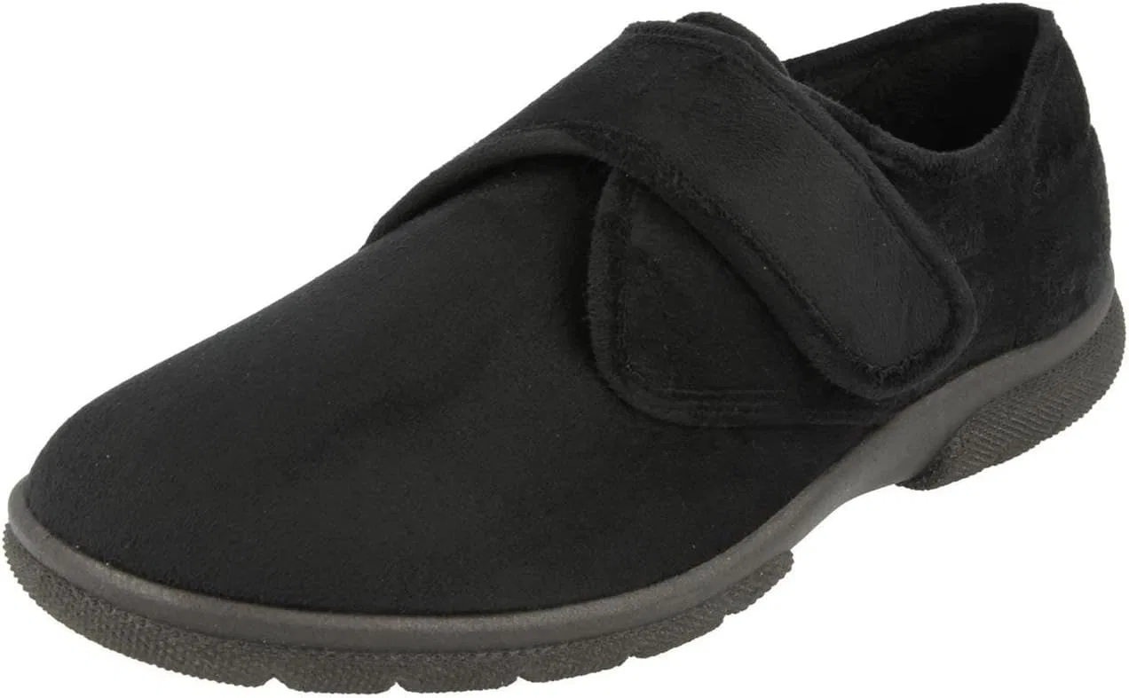 DB Shoes Мужские тапочки (Daniel) 6V, широкая посадка, черные
