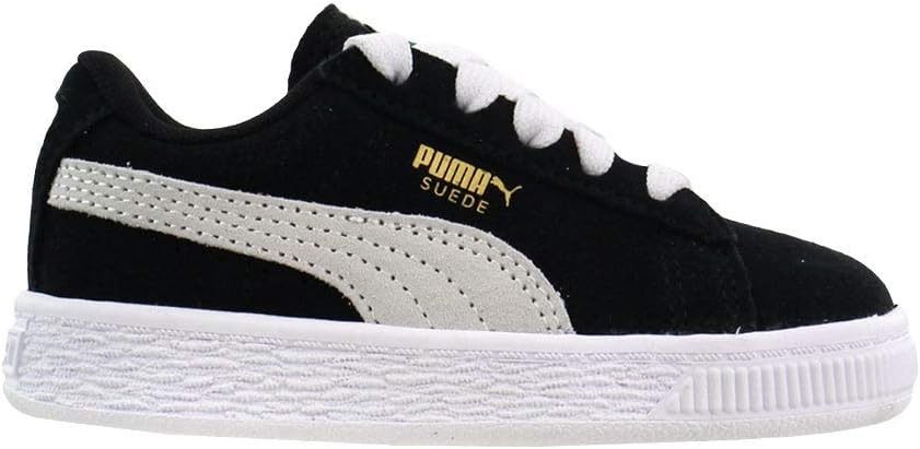 PUMA Детская унисекс замшевая обувь Inf-K, черный — фото 2