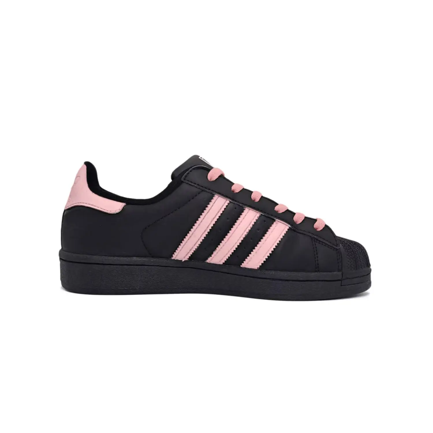 Adidas Originals Superstar 2 Heartbeat Aquarius устойчивые к истиранию низкие детские скейтбординг кроссовки Pink для подростков — фото 3