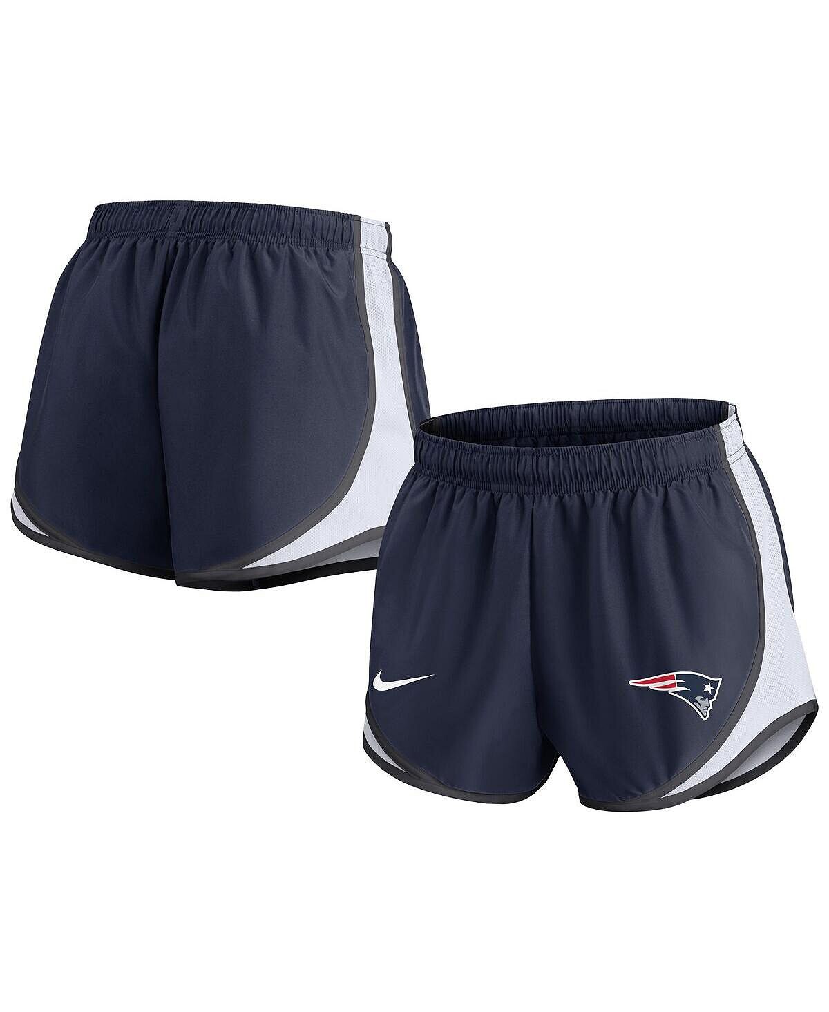 

Женские темно-синие шорты New England Patriots Performance Tempo Nike, темно-синий