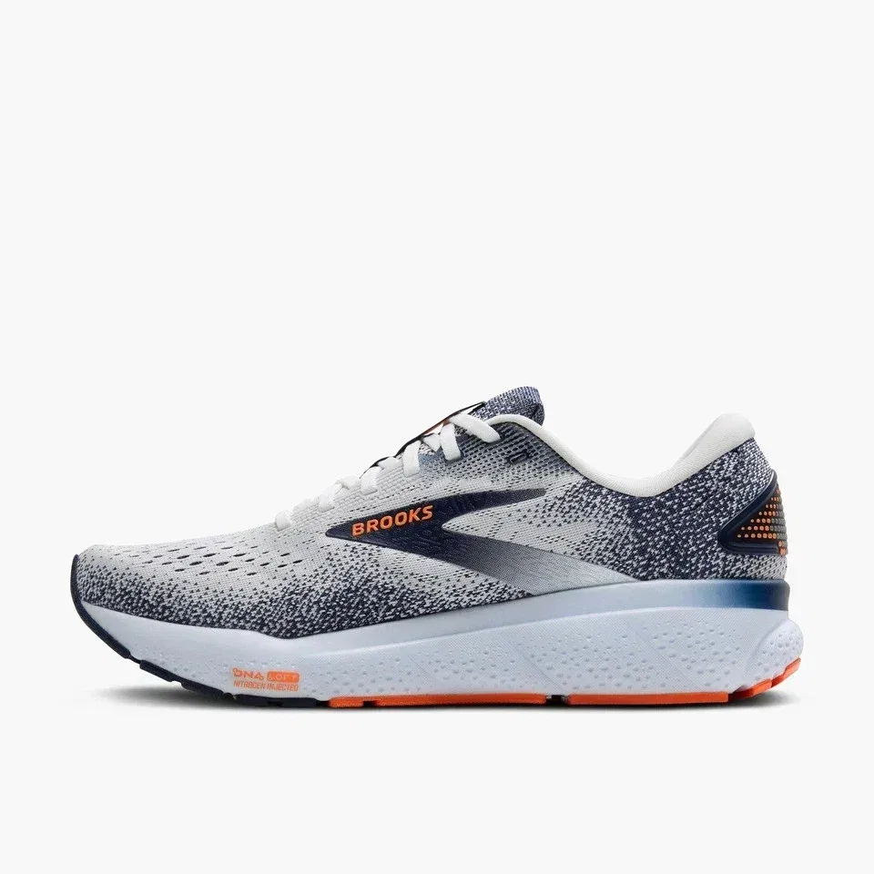 Мужские кроссовки Brooks Ghost 16 110418-1D-130, белые, низкие, для бега — фото 3