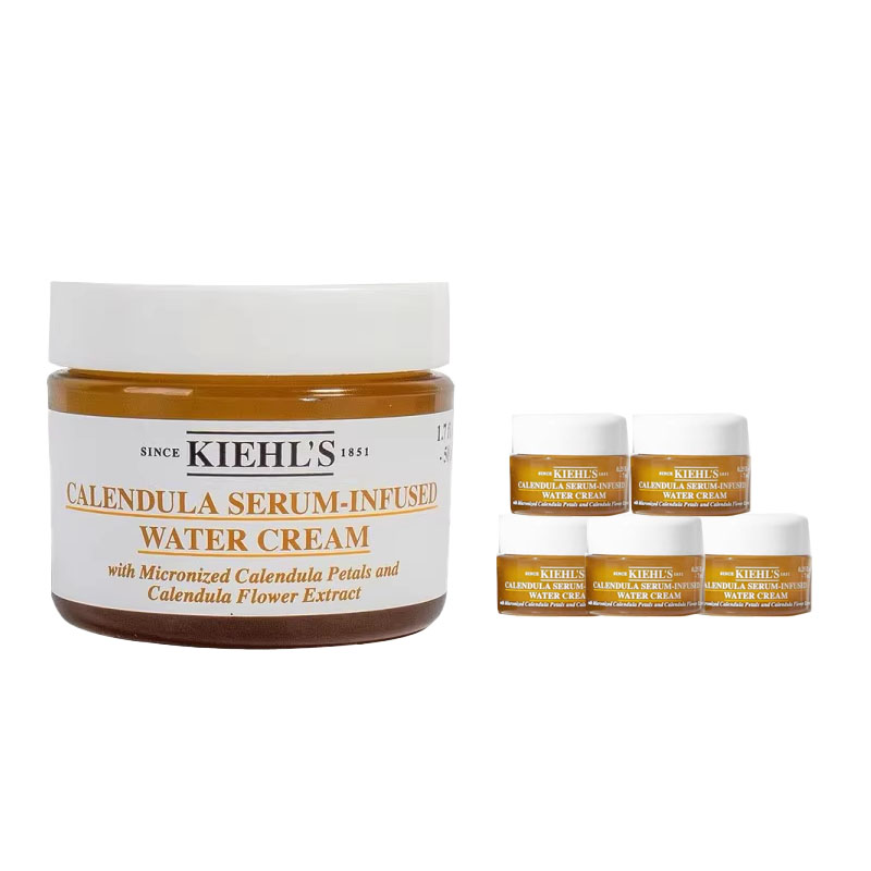 

Keyanshi набор для ухода за кожей с календулой: сыворотки и увлажняющий крем для лица, увлажнение и питание 50мл+7мл*5 Kiehl's