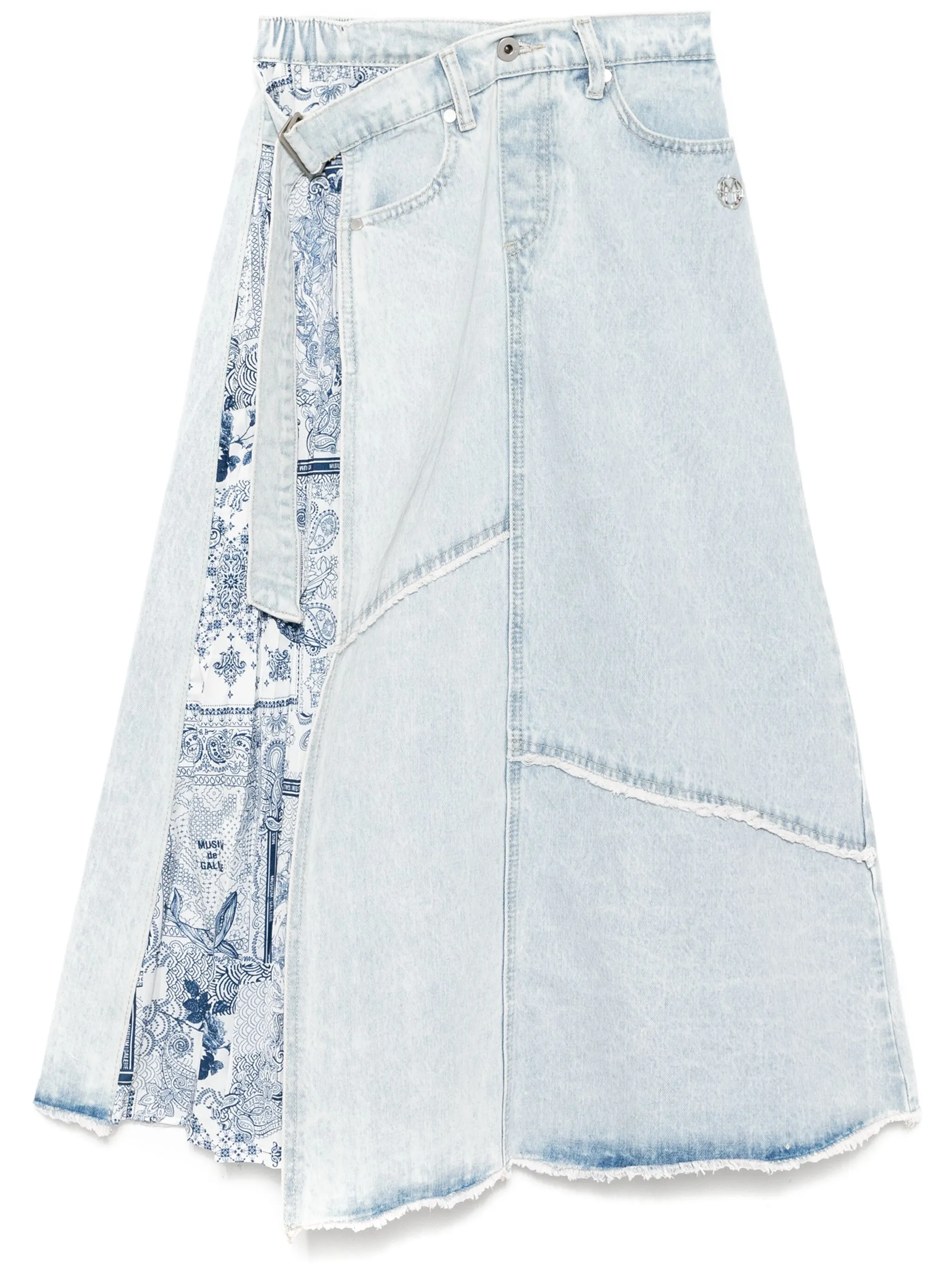 

Юбка с регулируемым поясом Musium Div., синий