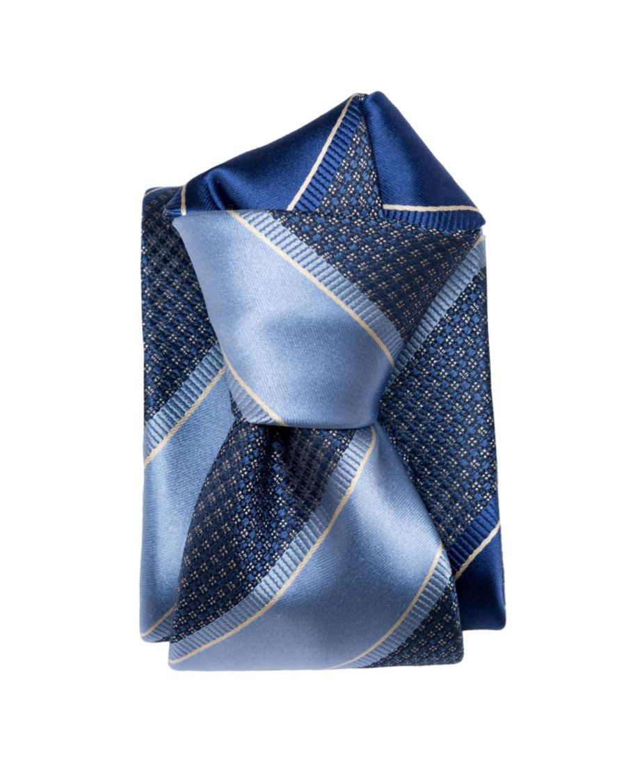 

Большой и высокий галстук Ferrari из шелкового жаккарда для мужчин Elizabetta, Blue