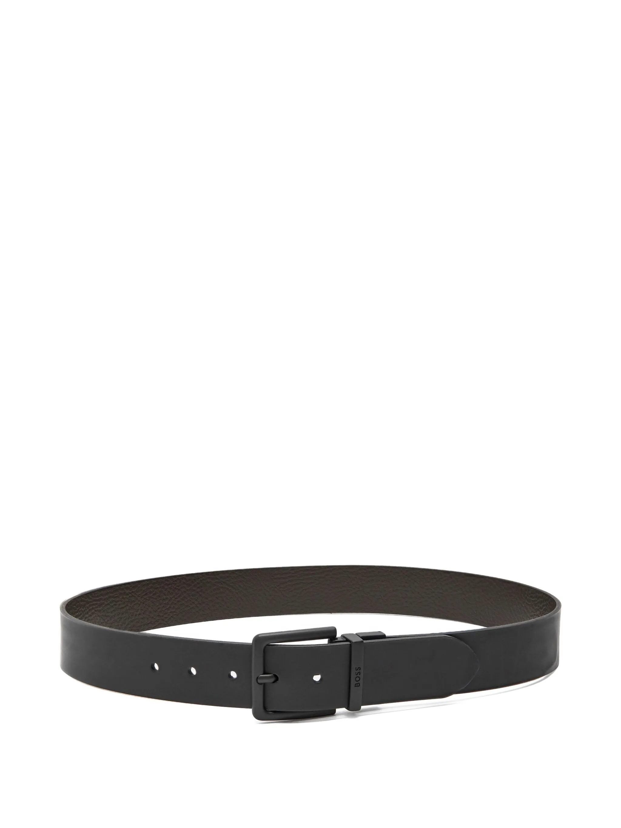 

Ремень с логотипом Boss, черный
