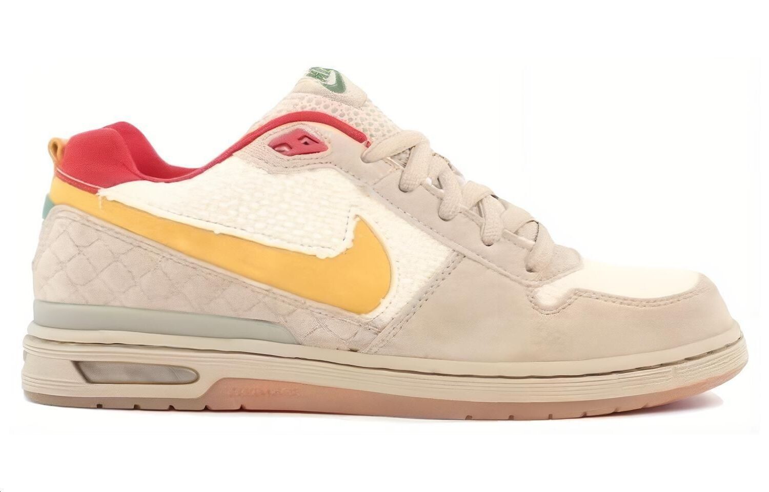 Кроссовки Nike SB Paul Rodriguez Rasta, белый — фото 2