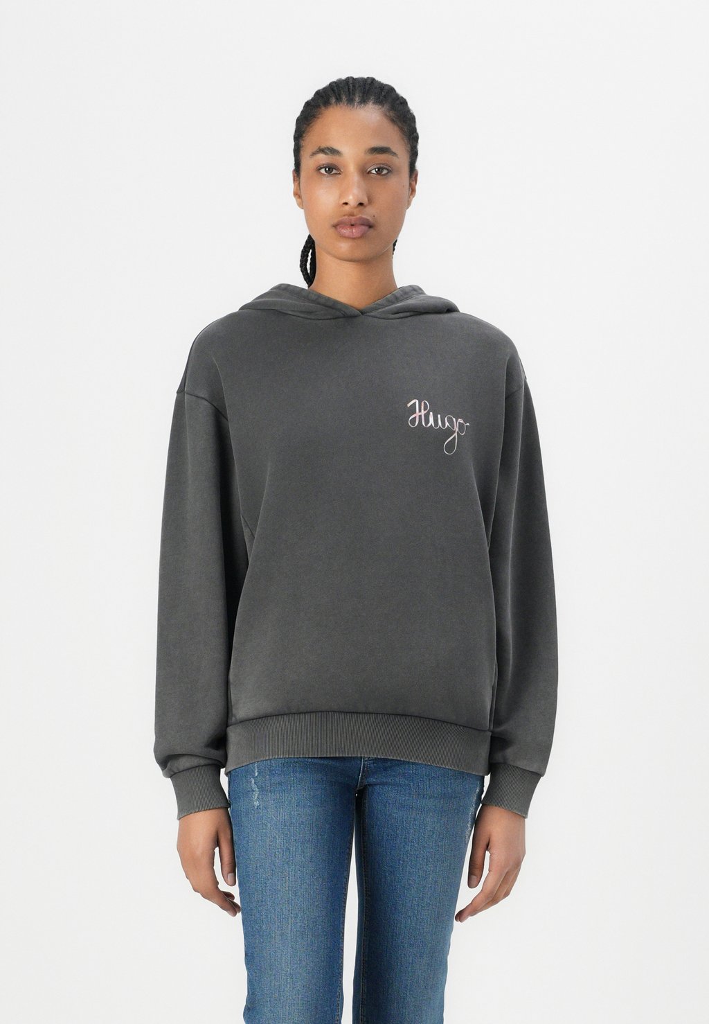 

Толстовка с капюшоном DEBOXINA - Sweatshirt HUGO, черный