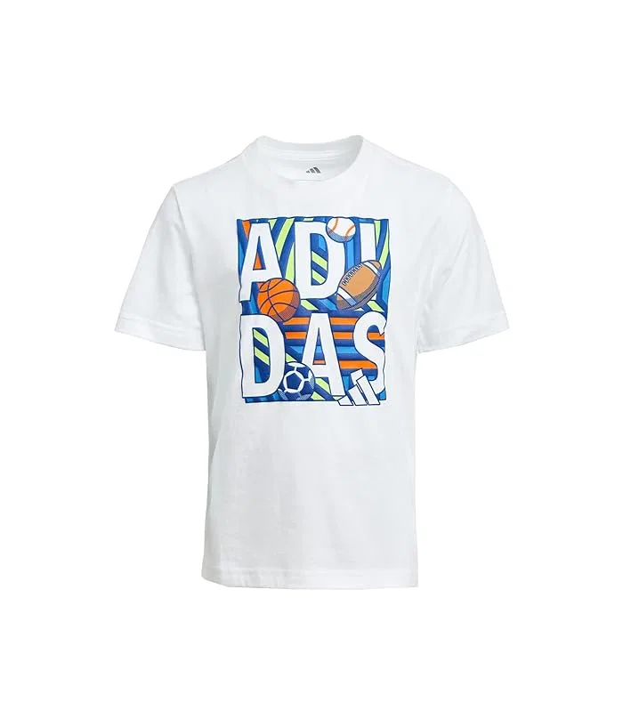 Футболка Graphic Tee Adidas Kids, White
