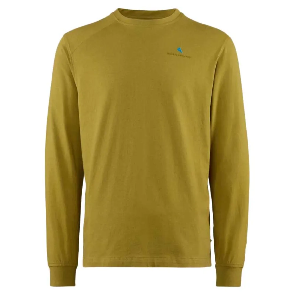

Футболка Klättermusen Root Logo long sleeve, зеленый
