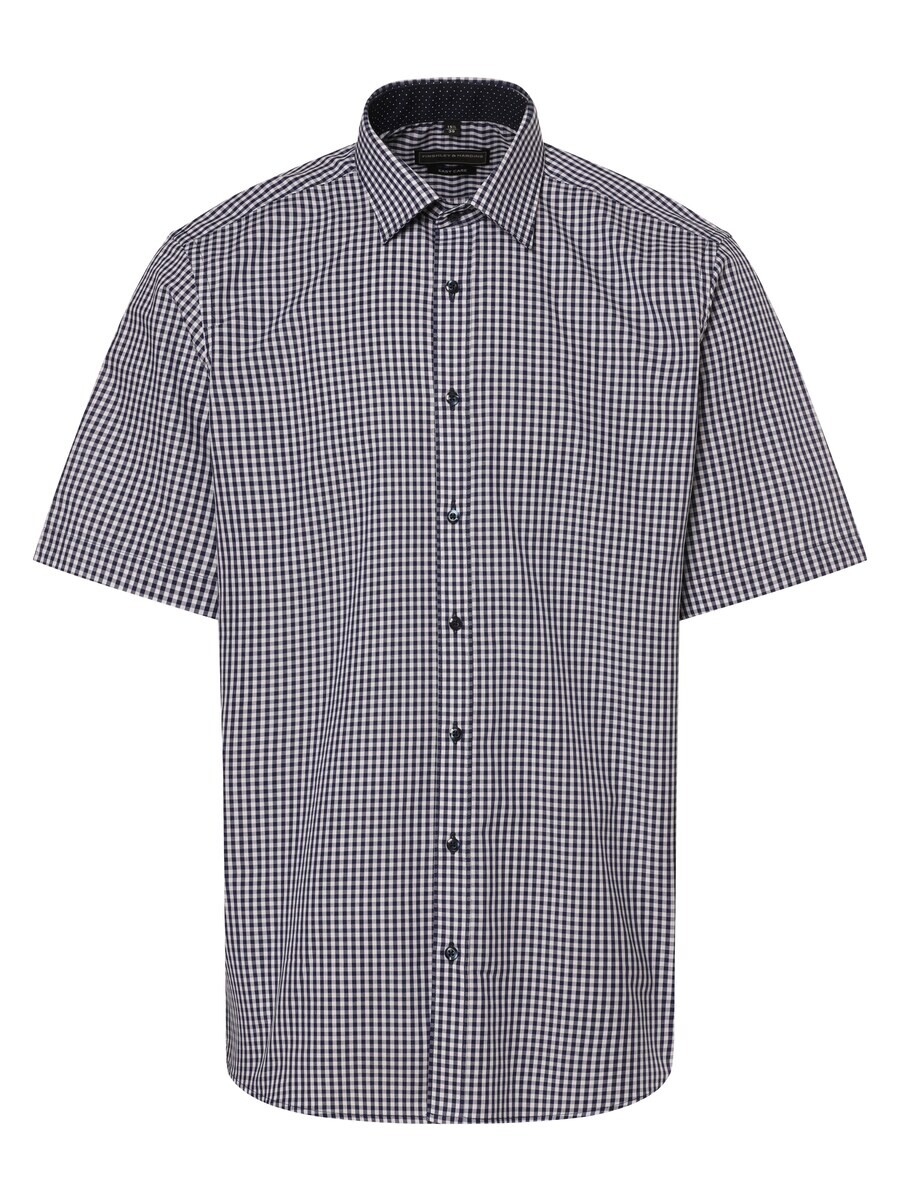 

Клетчатая рубашка Finshley & Harding Regular fit Button Up Shirt, королевский синий