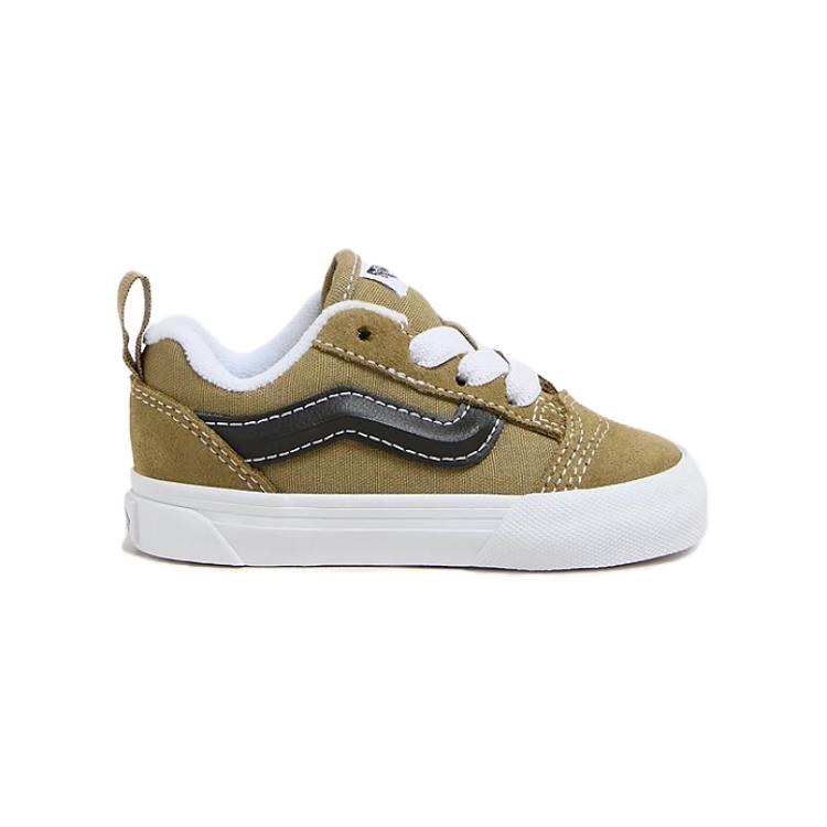 Vans Knu Skool устойчивые к истиранию низкие детские ботинки green для младенцев и малышей — фото 3