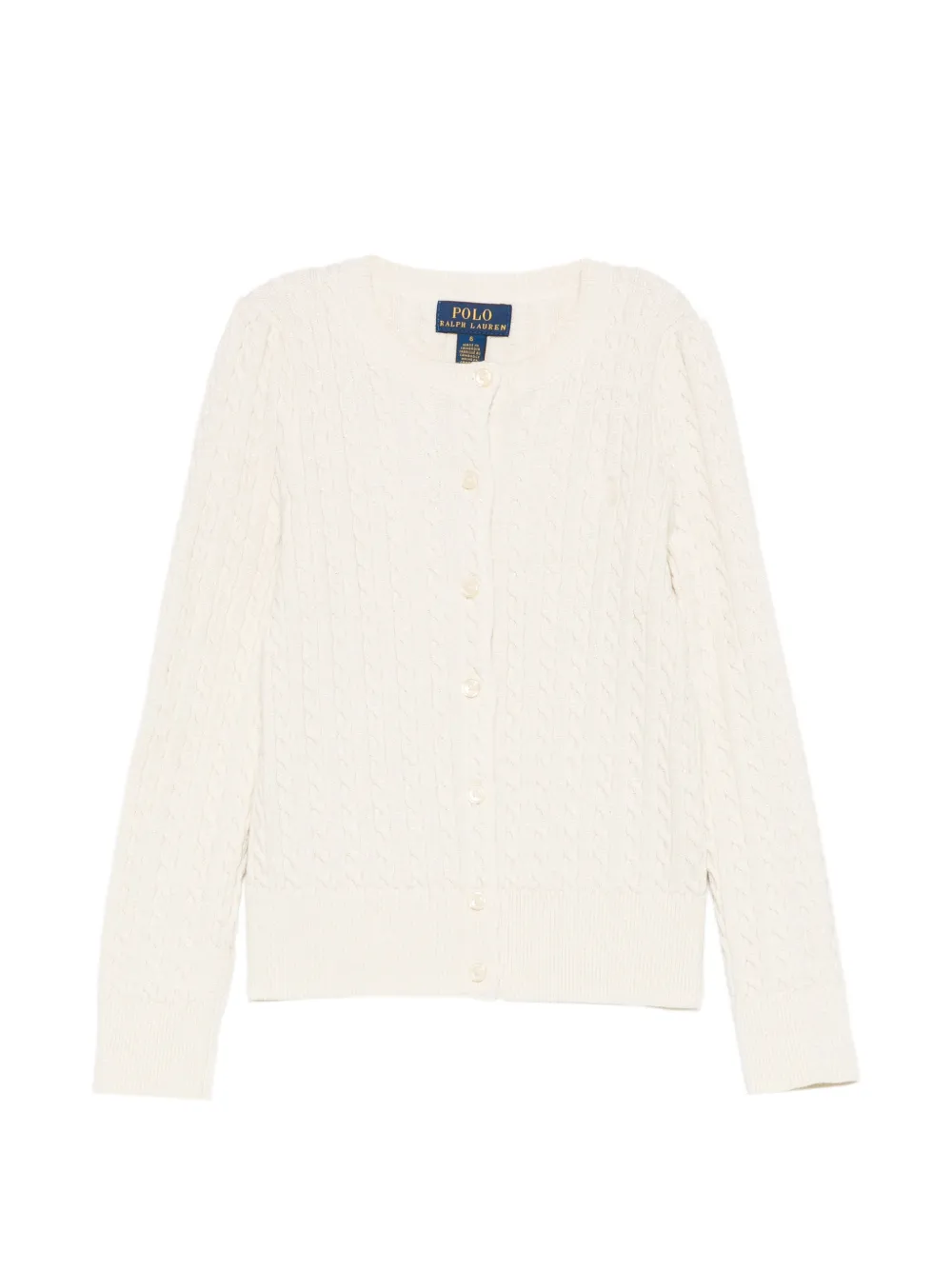 

Кардиган на пуговицах Polo Ralph Lauren Kids, бежевый