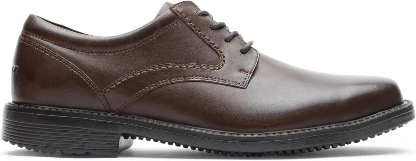 Мужские оксфорды Rockport Style Leader 2 с гладкими носками, темно-коричневый — фото 3