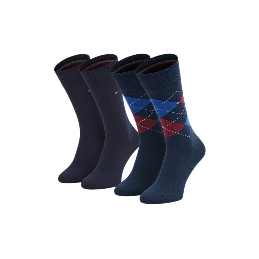 

Синий хлопковый носок Tommy Hilfiger