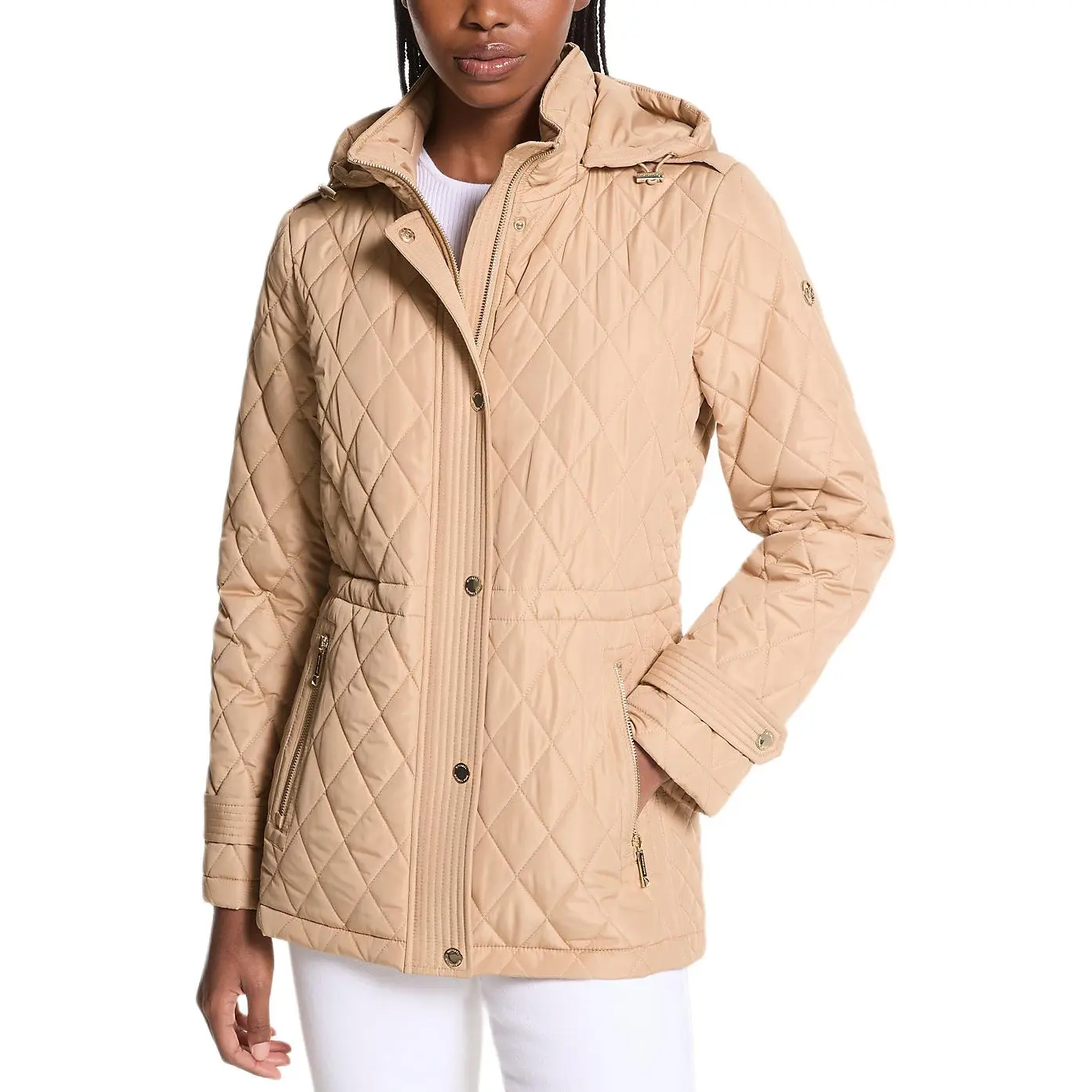 

MICHAEL KORS Приталенная женская куртка пуховик, Skin