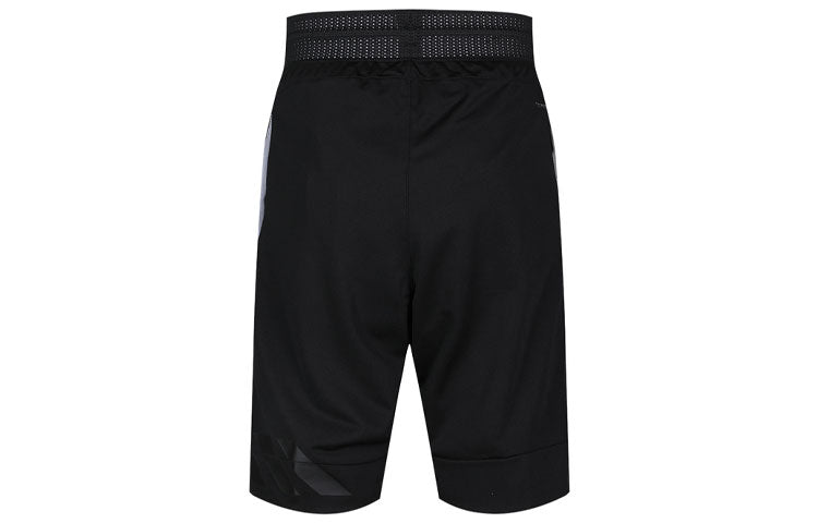 Шорты adidas Logo Pattern Printing Basketball Sports Shorts Black DZ0608 — фото 2