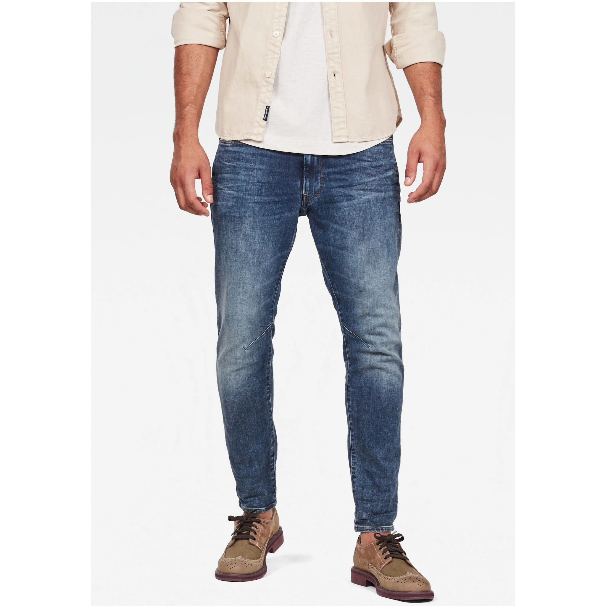 

Джинсы узкого кроя G-Star RAW "3301 Slim", с отличной стиркой и эластаном, цвет Vintage