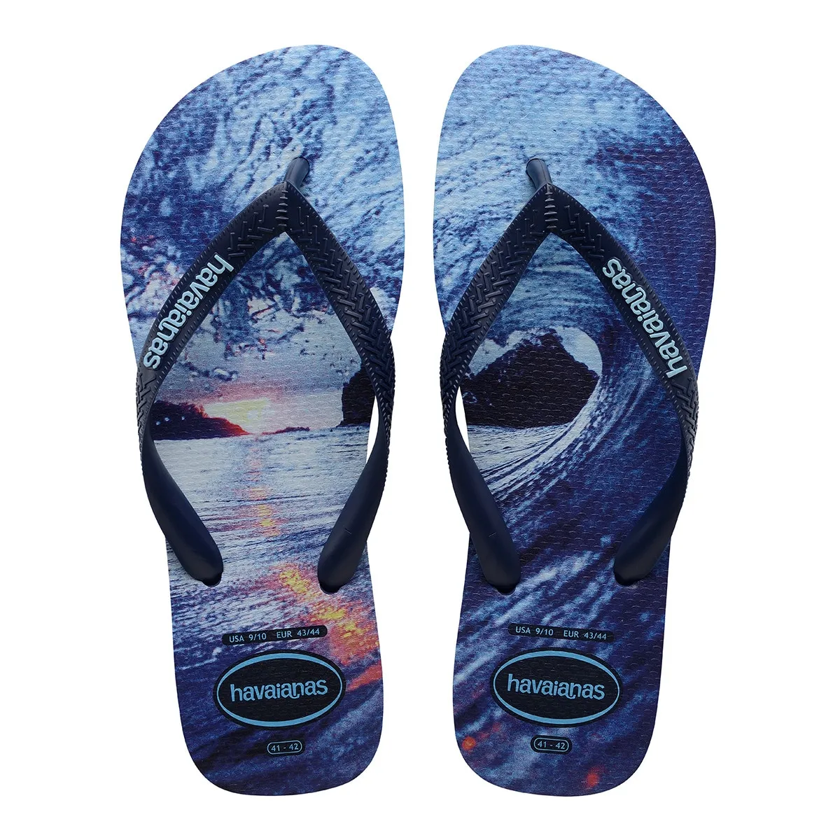 

Мужские пляжные шлепанцы Hype Havaianas, темно-синий/синий