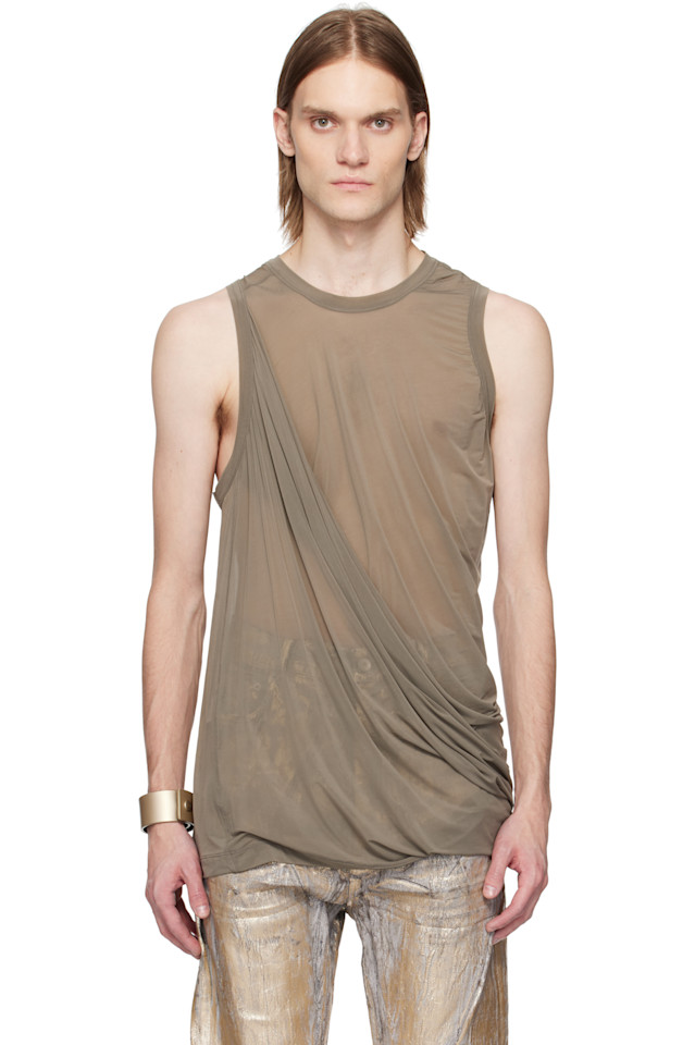 

Топ-майка Hollywood anthem Rick Owens, цвет dust