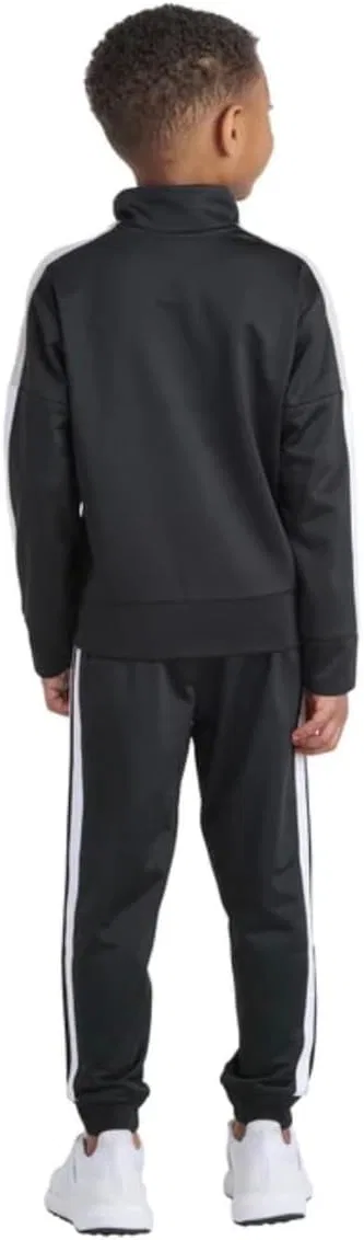 Детский спортивный костюм adidas, куртка и джоггеры, Black, 2-7 — фото 3