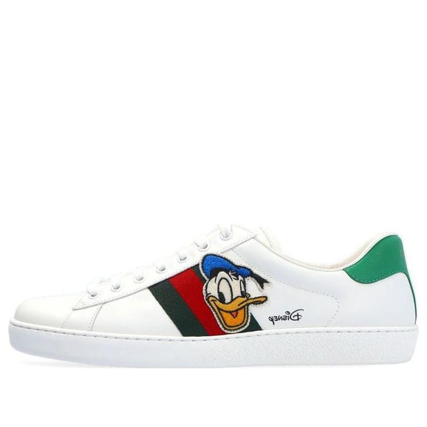 

Кроссовки disney x ace 'white donald duck' Gucci, белый