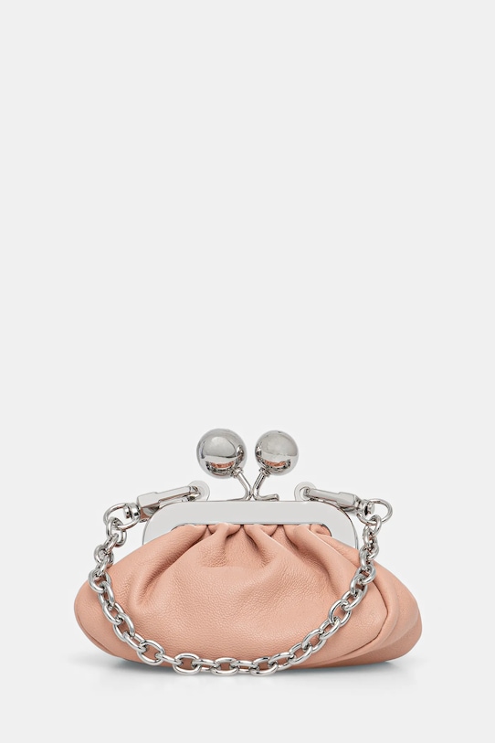 

Кожаная сумка diomede Weekend Max Mara, розовый