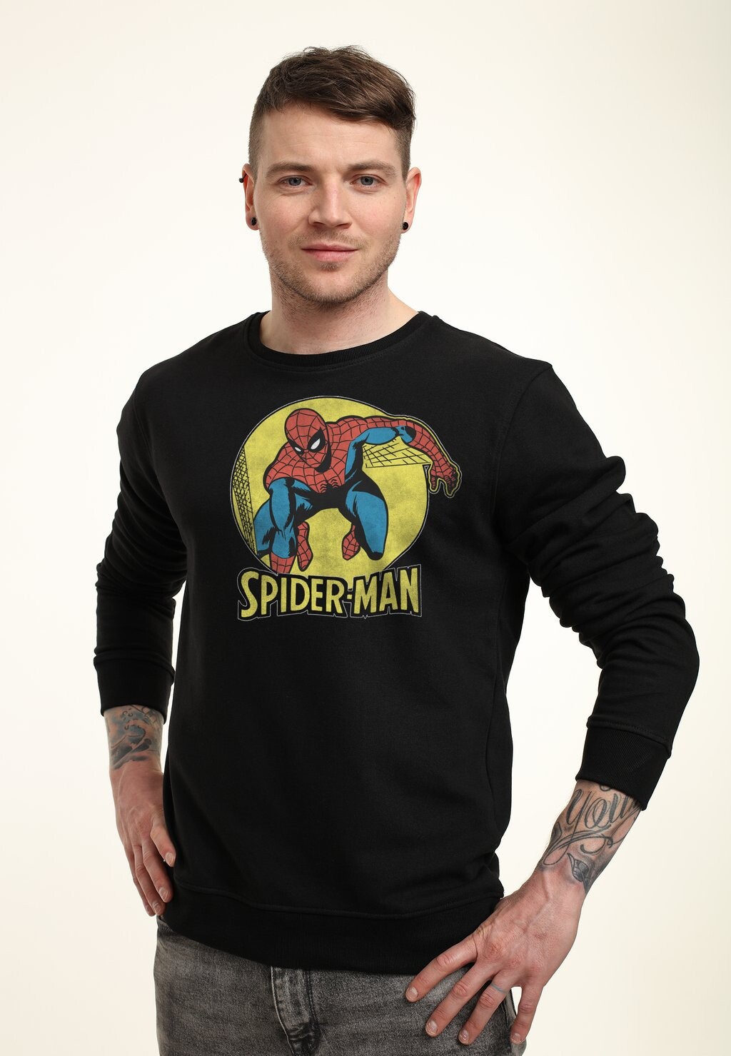 

Толстовка SPIDER-MAN CLASSIC SIMPLE SPIDEY Marvel, черный