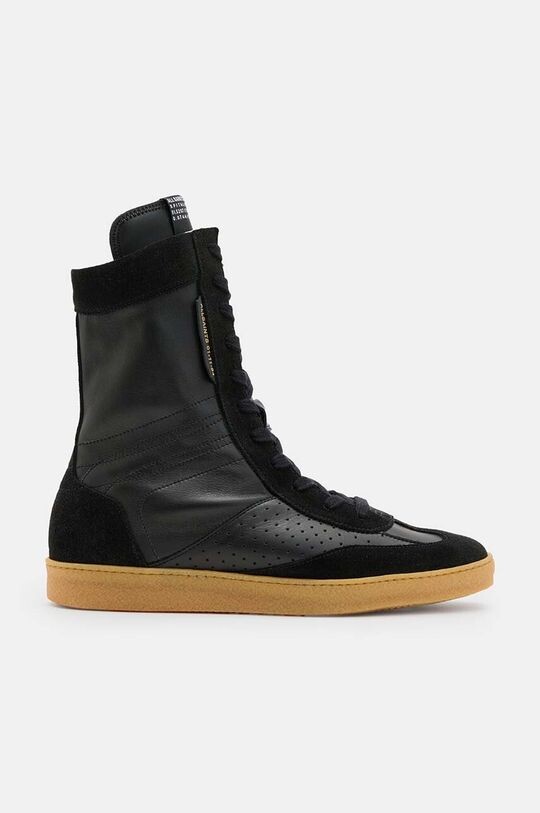 

Кожаные ботильоны Louise High Top AllSaints, черный
