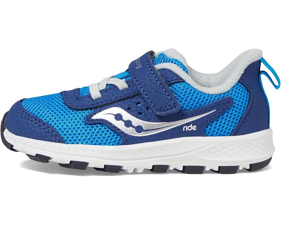 Кроссовки Saucony Kids Ride JR, цвет Blue/Silver — фото 4