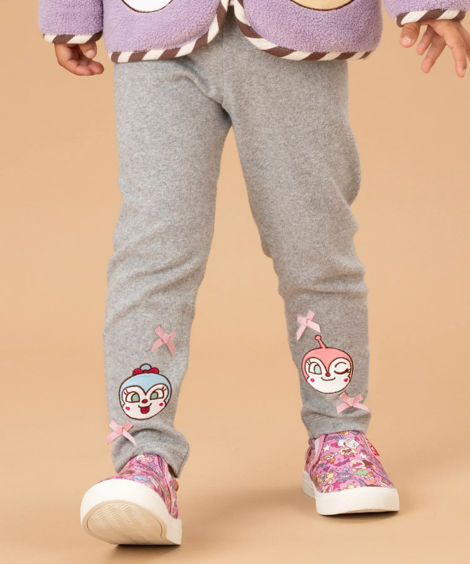 APKC/(K) Леггинсы Докин-чан Кокин-чан Anpanman Kids Collection, Heather Gray