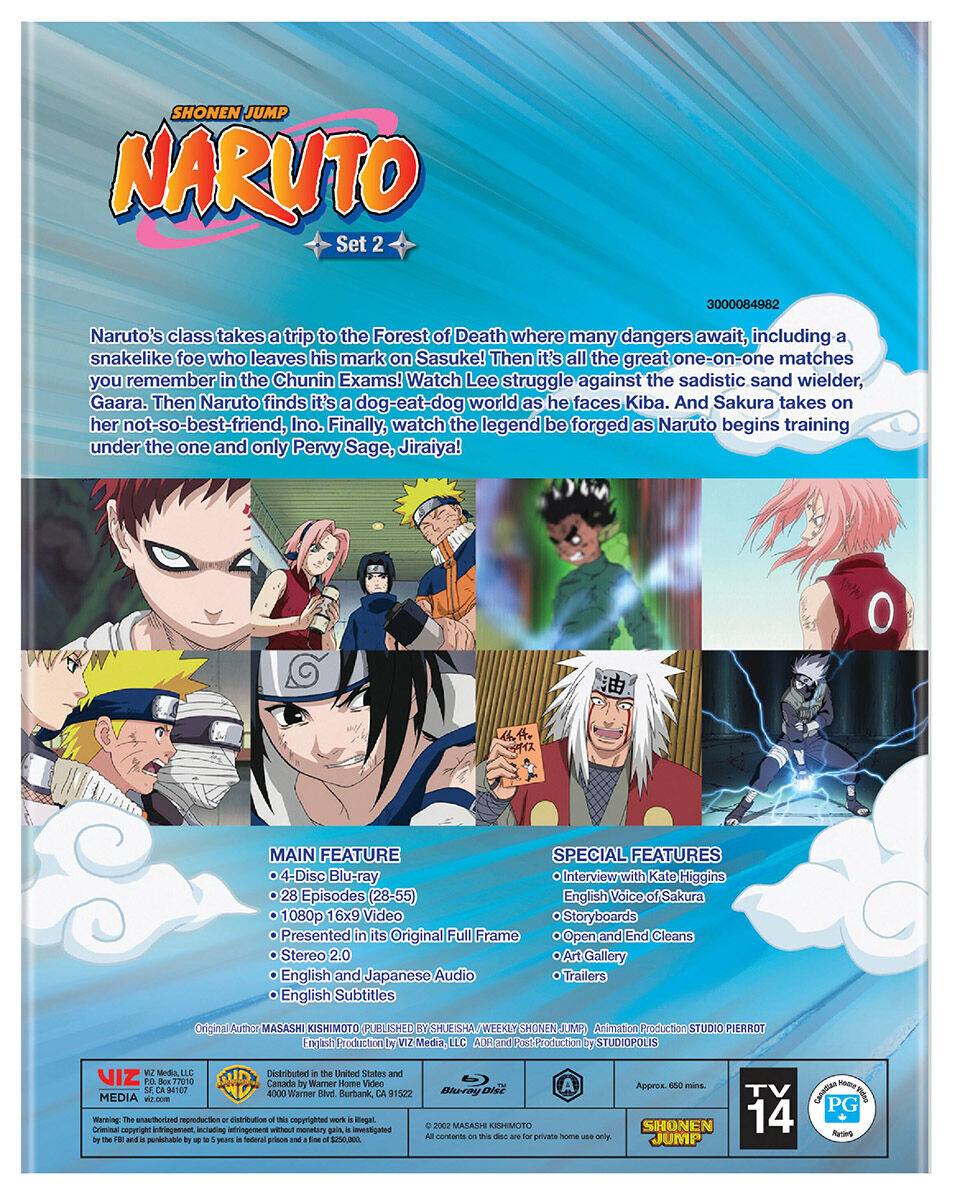 

Blu-Ray диск Naruto Set 2 Blu-ray