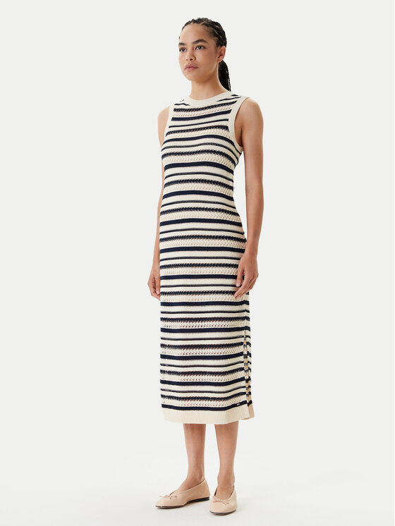 

Облегающее трикотажное платье WW0WW45649 Tommy Hilfiger, бежевый