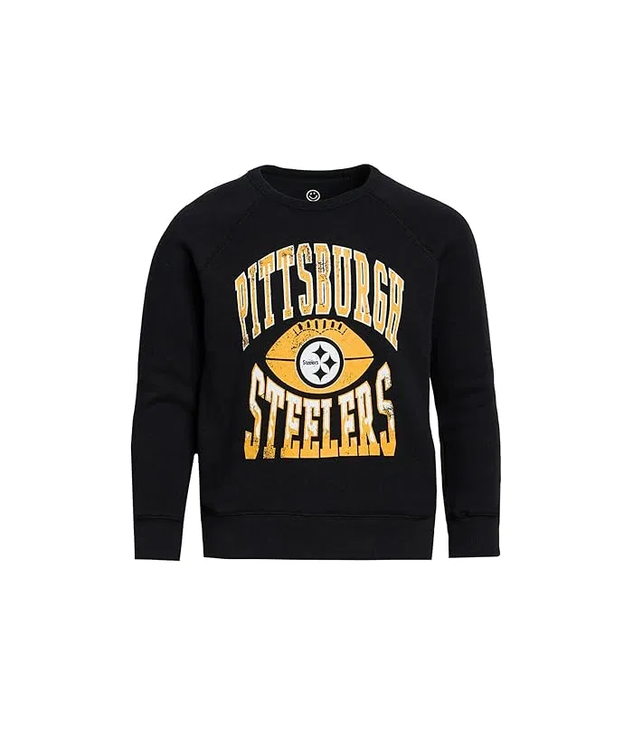 Худи Junk Food Clothing Kids Pittsburgh Steelers Hot Route, True Black
