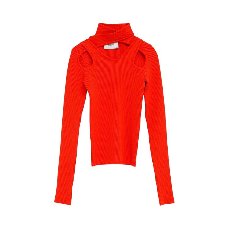 

Джемпер Coperni Cut Out Knit Jumper, красный