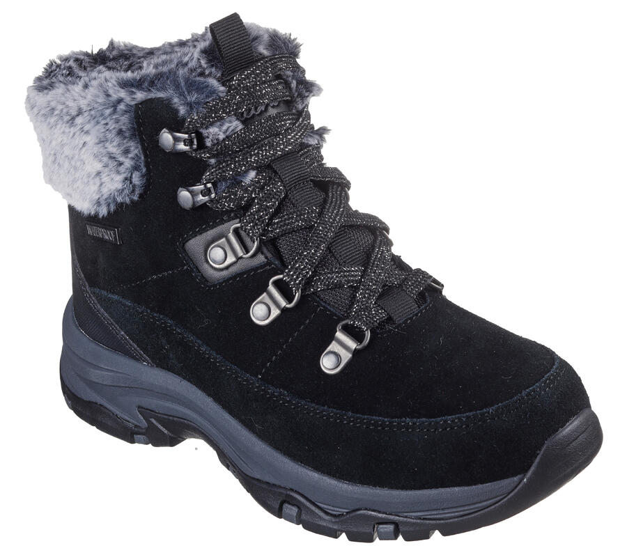 SKECHERS Женские ботинки TREGO SNOW WORRIES, черные