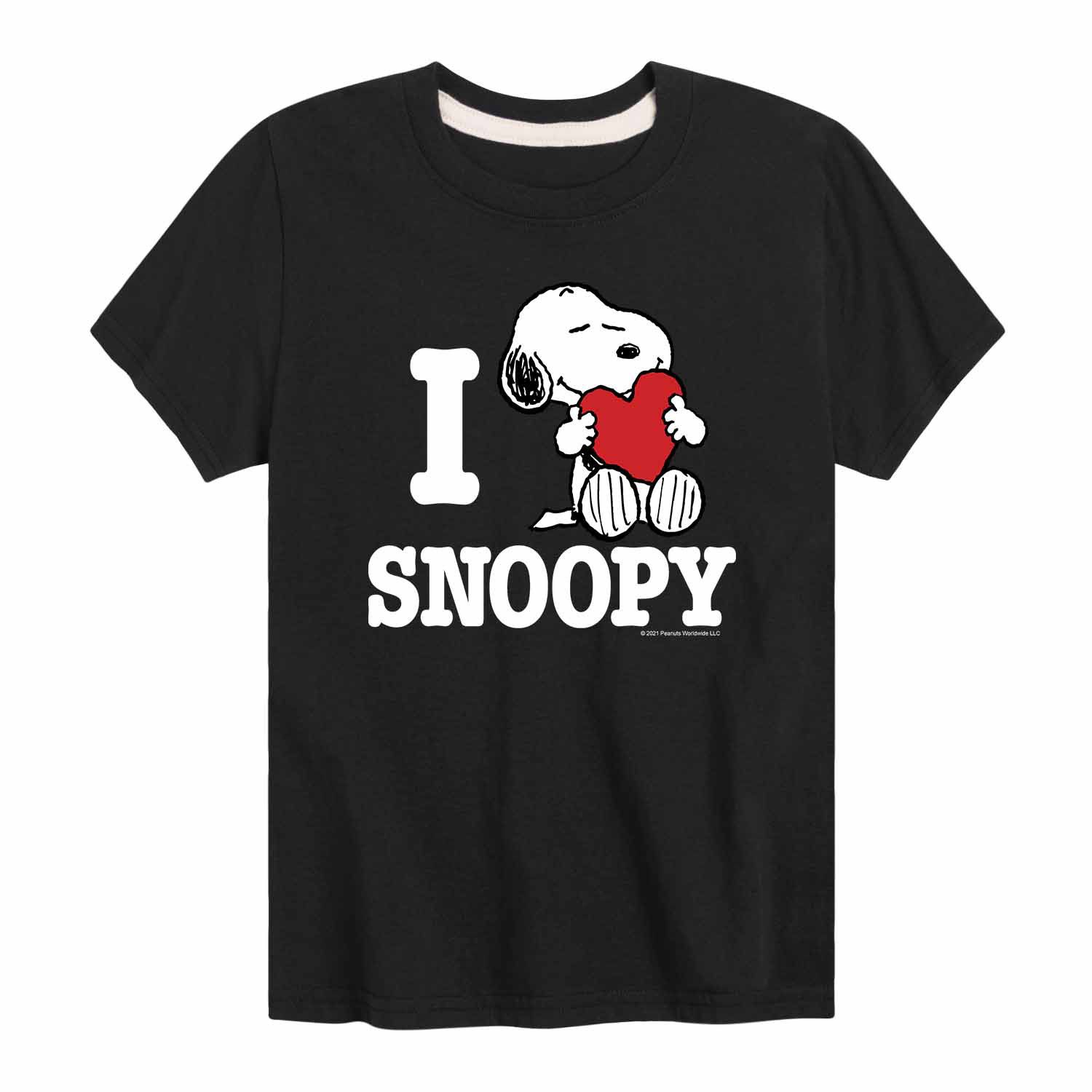 

Футболка с рисунком Peanuts I Love Snoopy Heart для мальчиков 8–20 лет Licensed Character