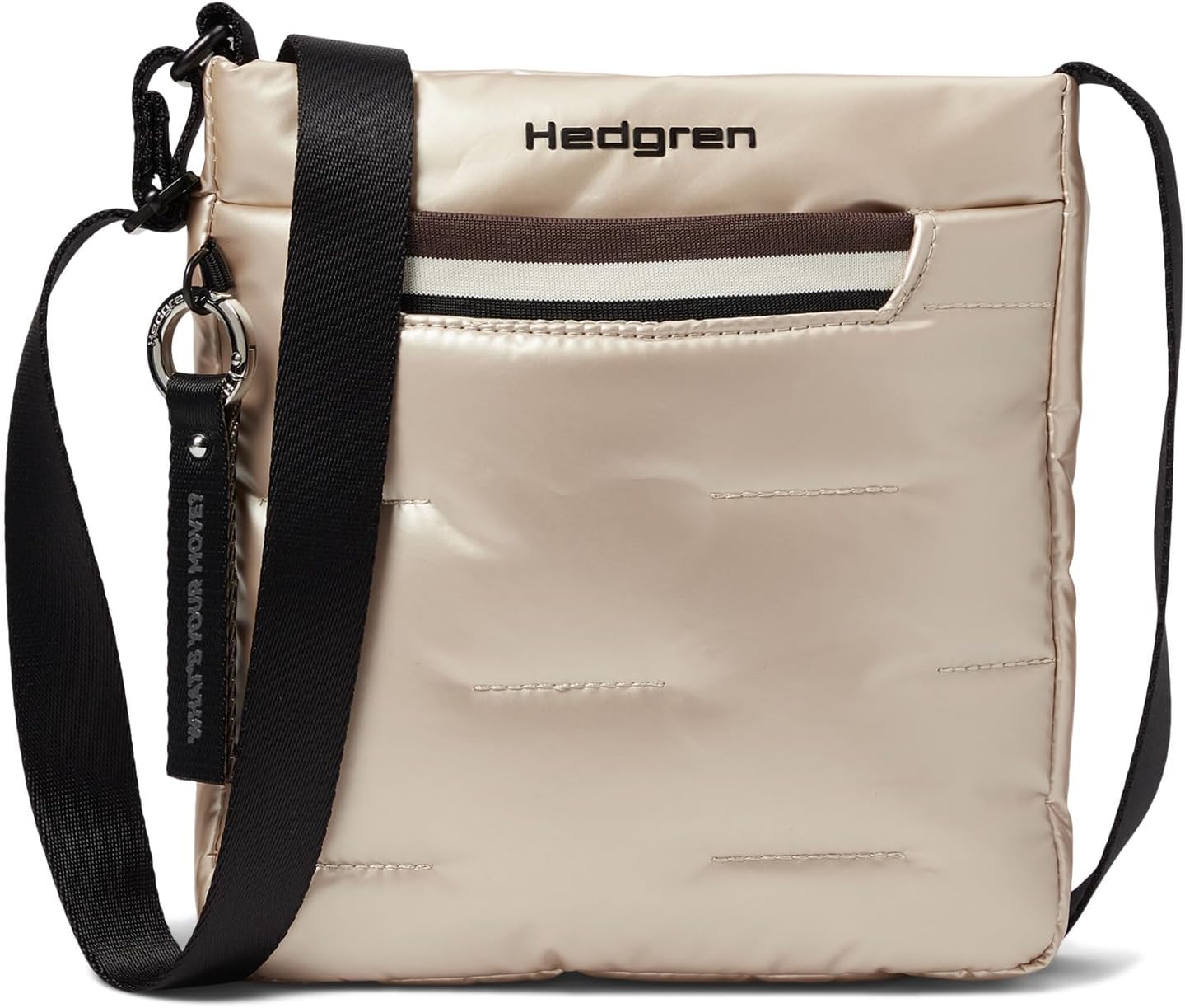 

Сумка Cushy - Flat Vertical Crossbody Hedgren, цвет Safari Beige