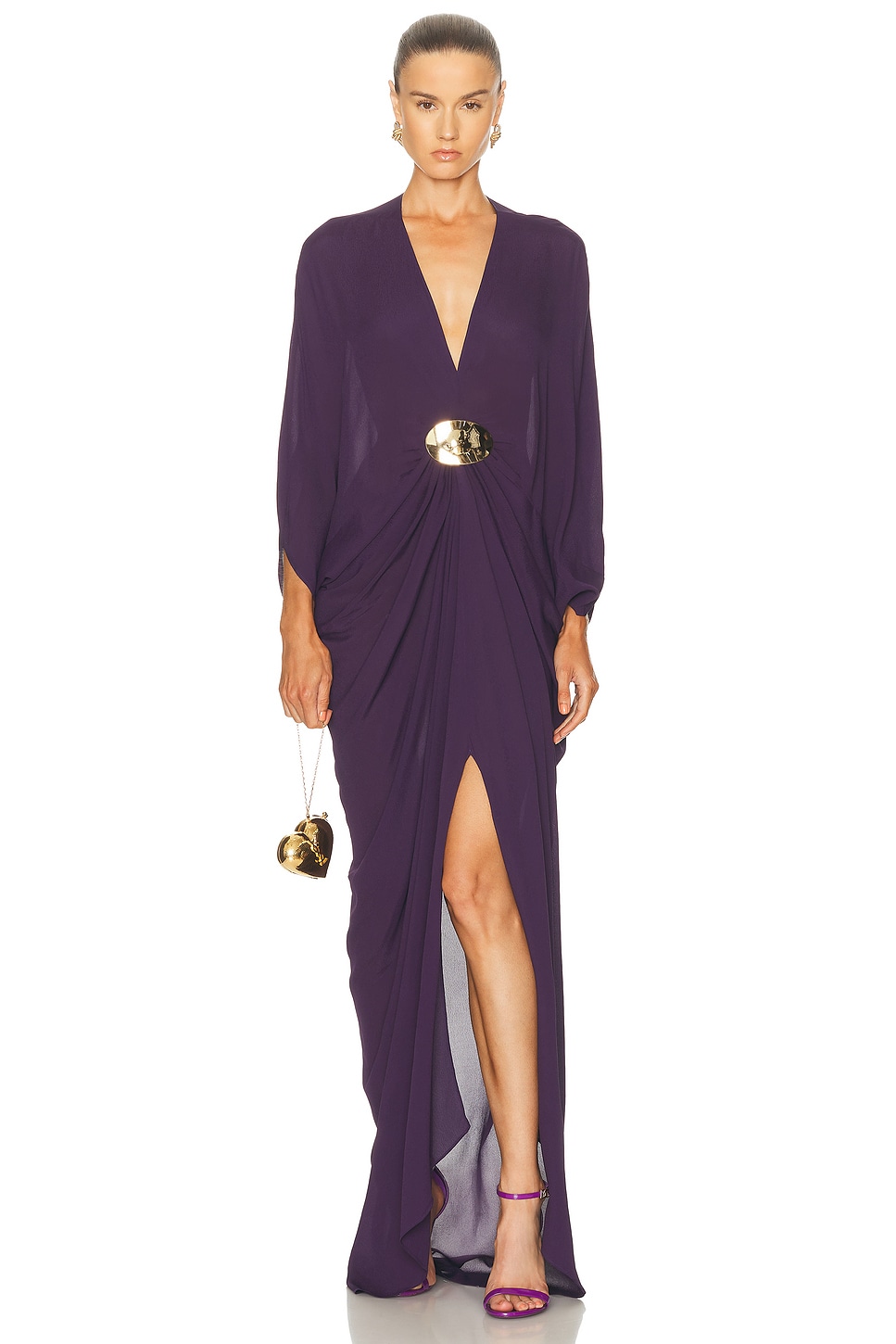 

Туника Fiore Silvia Tcherassi, Eggplant