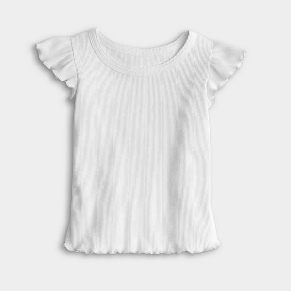 

Детская футболка с рукавами-крылышками Jumping Beans, Modern White