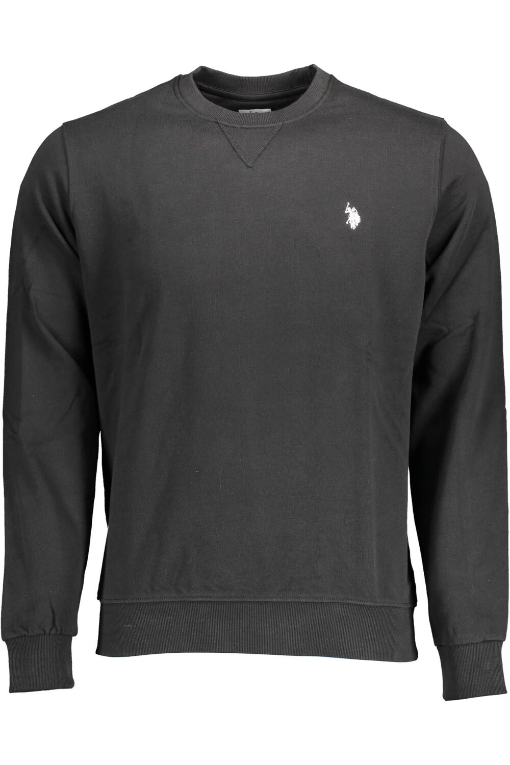 

Черный хлопковый мужской свитер U.S. Polo Assn.