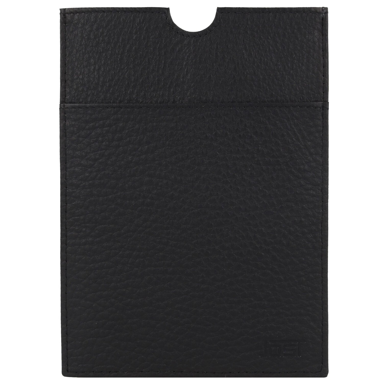 

Кошелек Jost Stockholm Reisepassetui Leder 11.5 см, черный