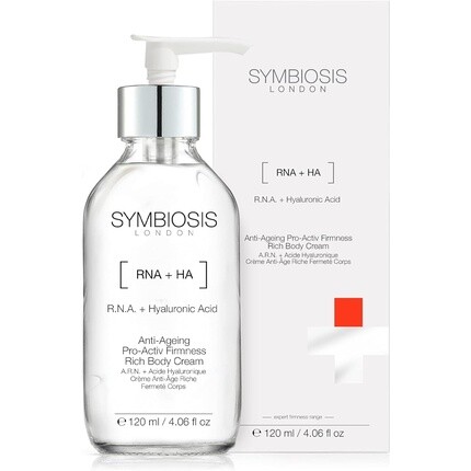 

Антивозрастной крем для тела Pro-Activ Firmness Rich с гиалуроновой кислотой и РНК Symbiosis London