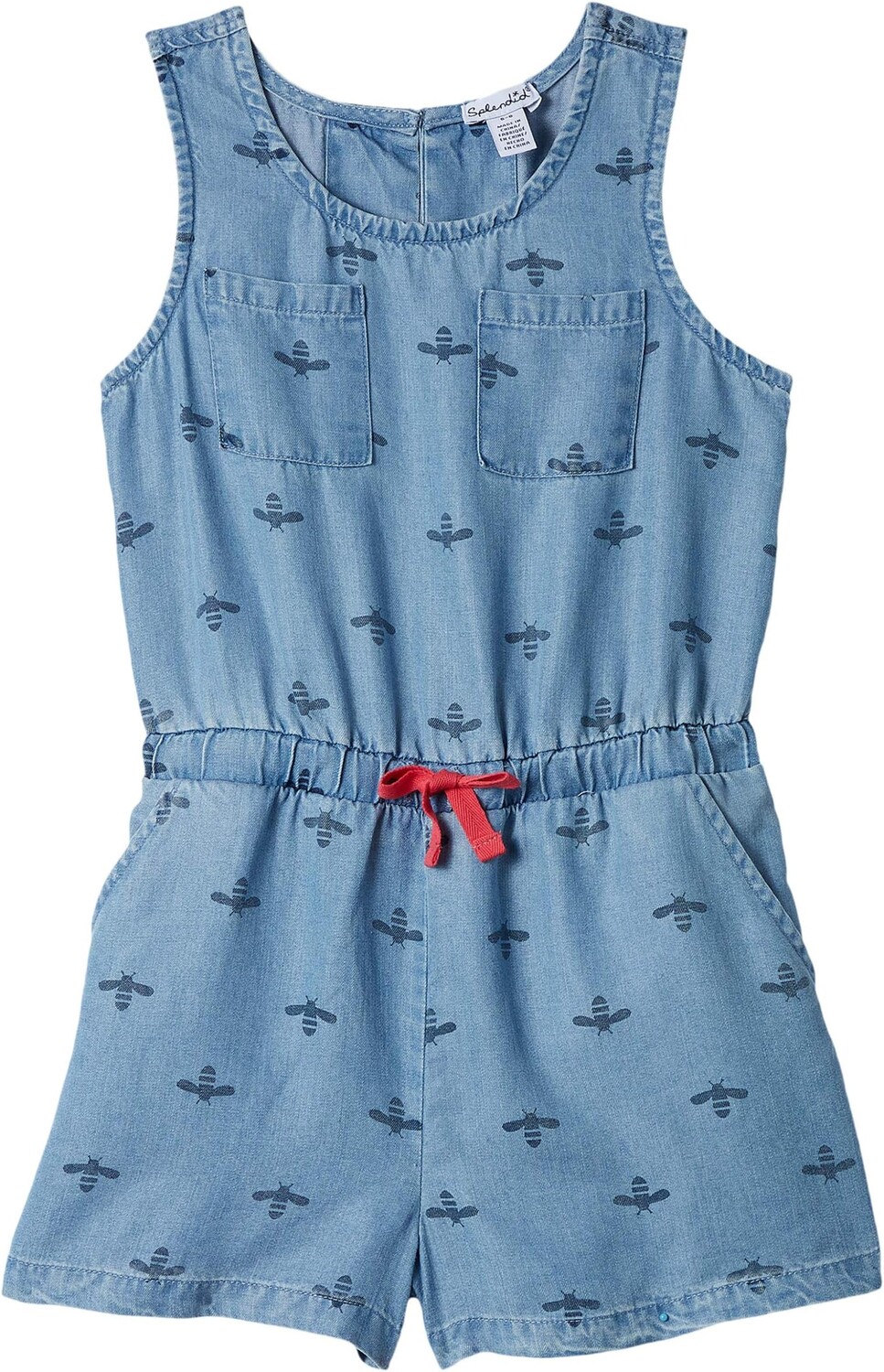 

Комбинезон Splendid Littles Bee Print Romper, цвет Chambray