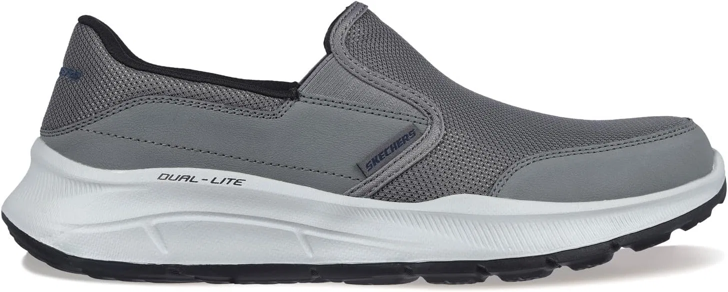 Мужские кроссовки Skechers Equalizer 5.0 Persistable, Charcoal Mesh Duraleather Trim — фото 4