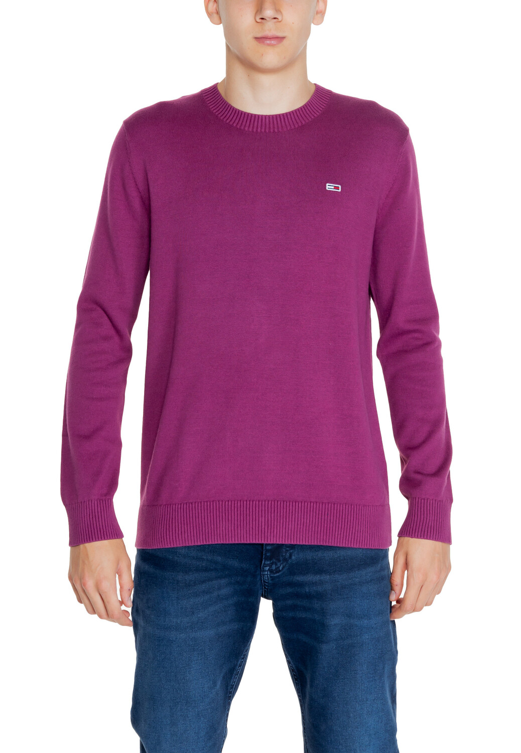 

Джемпер Tommy Jeans из органического хлопка, фиолетовый