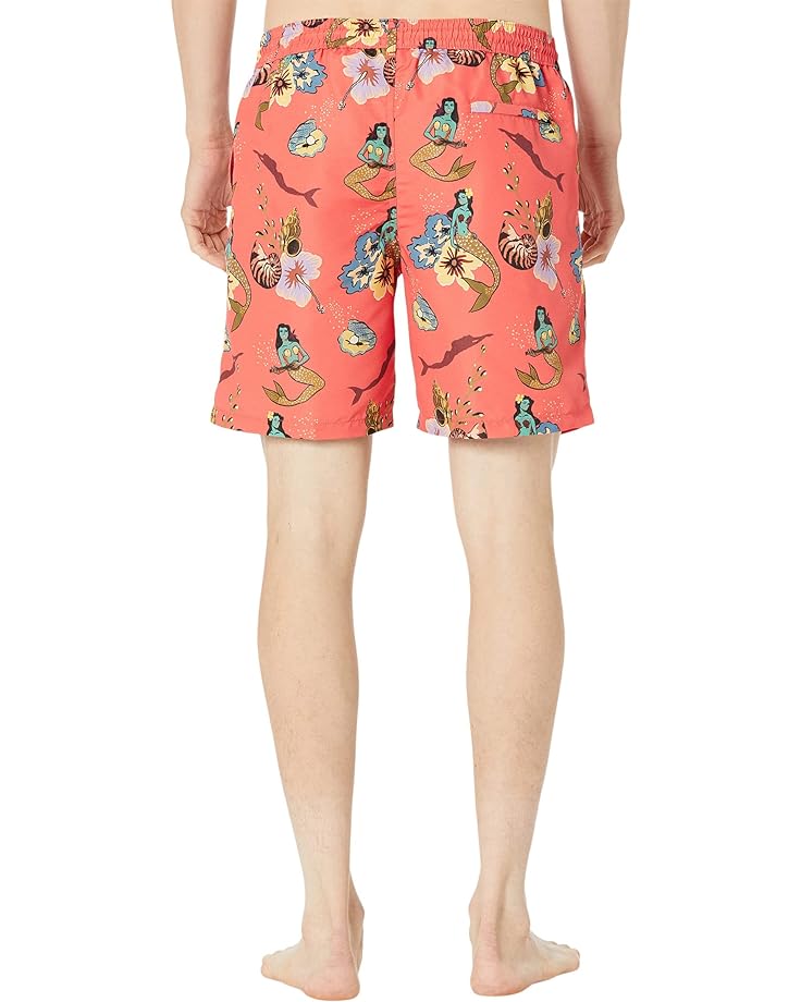 

Шорты для плавания Paul Smith Mermaid Hawaii Swim Shorts, красный